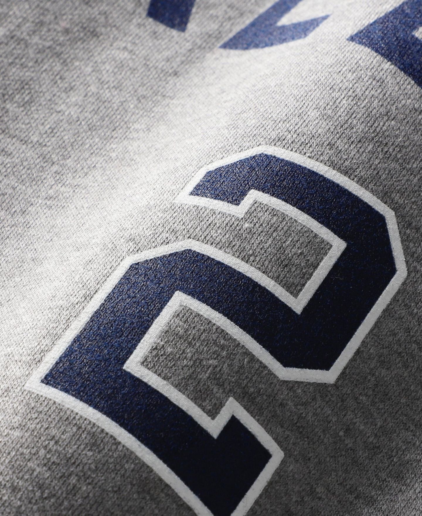 Мужской свитшот Mitchell & Ness Derek Jeter Heather Gray New York Yankees Classic Player Number — фото 2