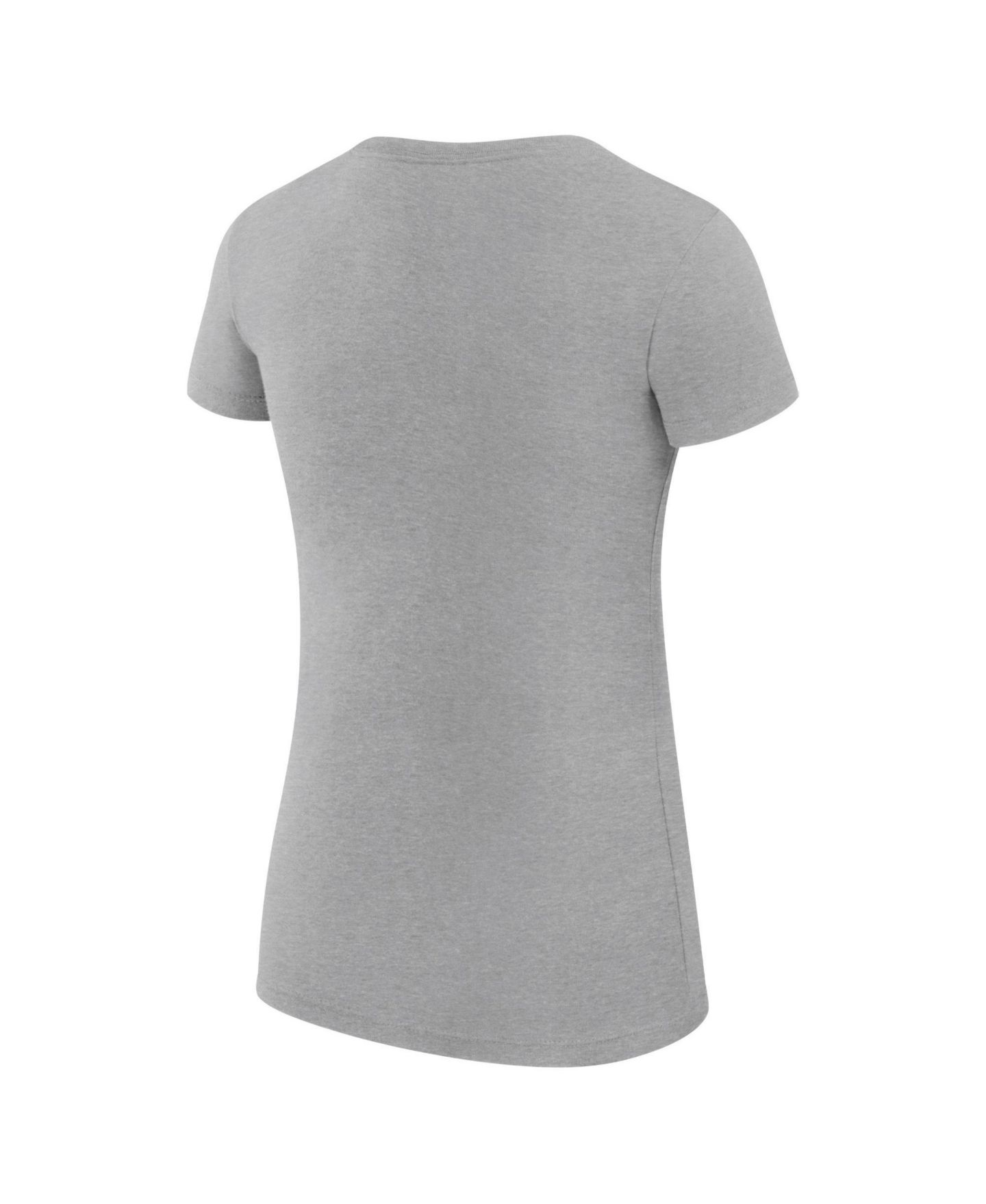 Женская футболка G-III 4Her by Carl Banks Heather Gray Philadelphia Phillies Super-Slim Fit Lightweight Baseball Girls — фото 3