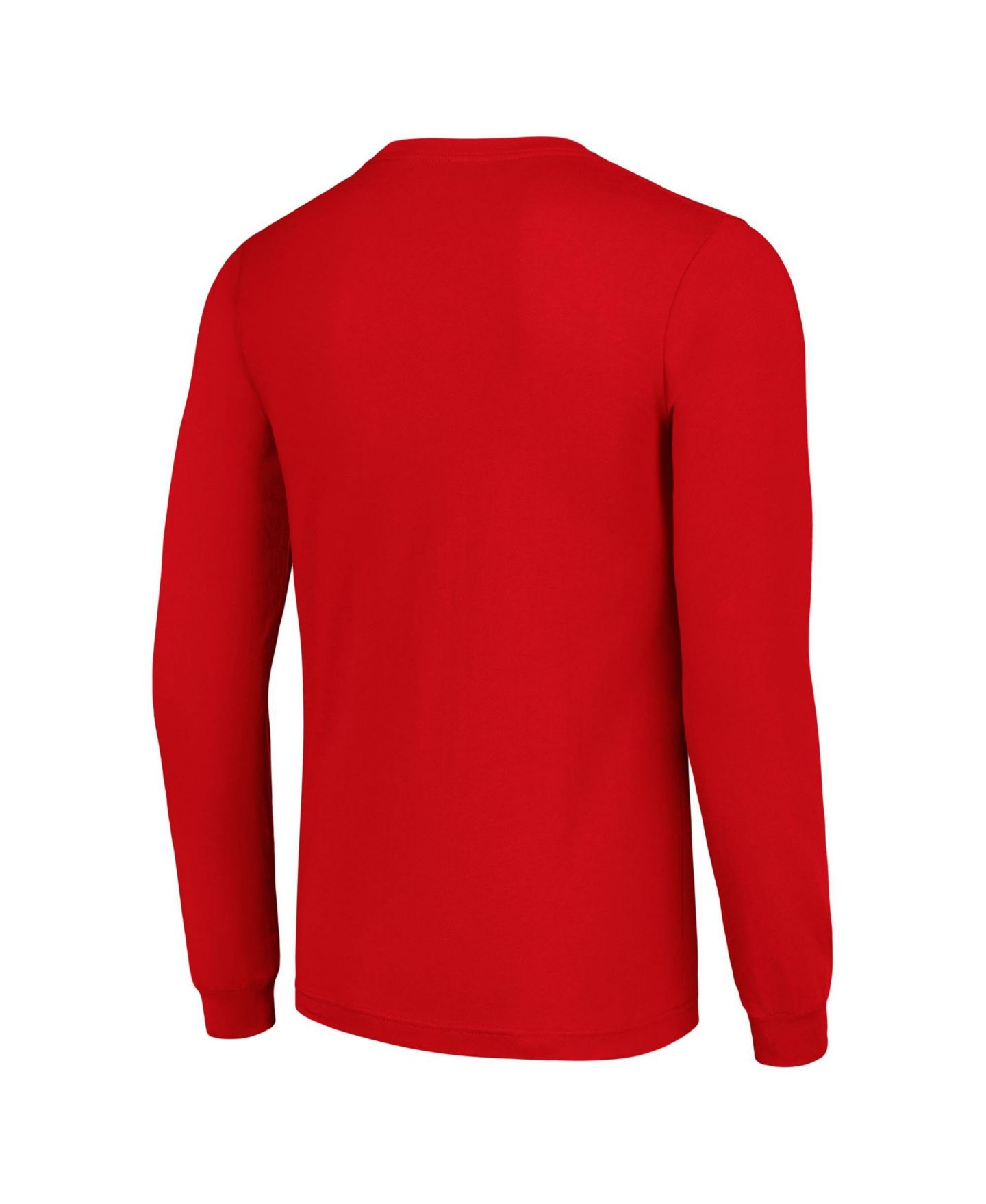 Мужская футболка Starter Red Kansas City Chiefs Half Helmet Logo Long Sleeve — фото 3