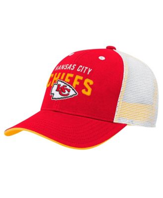 Preschool Red/White Kansas City Chiefs Core Lockup Trucker Adjustable Hat