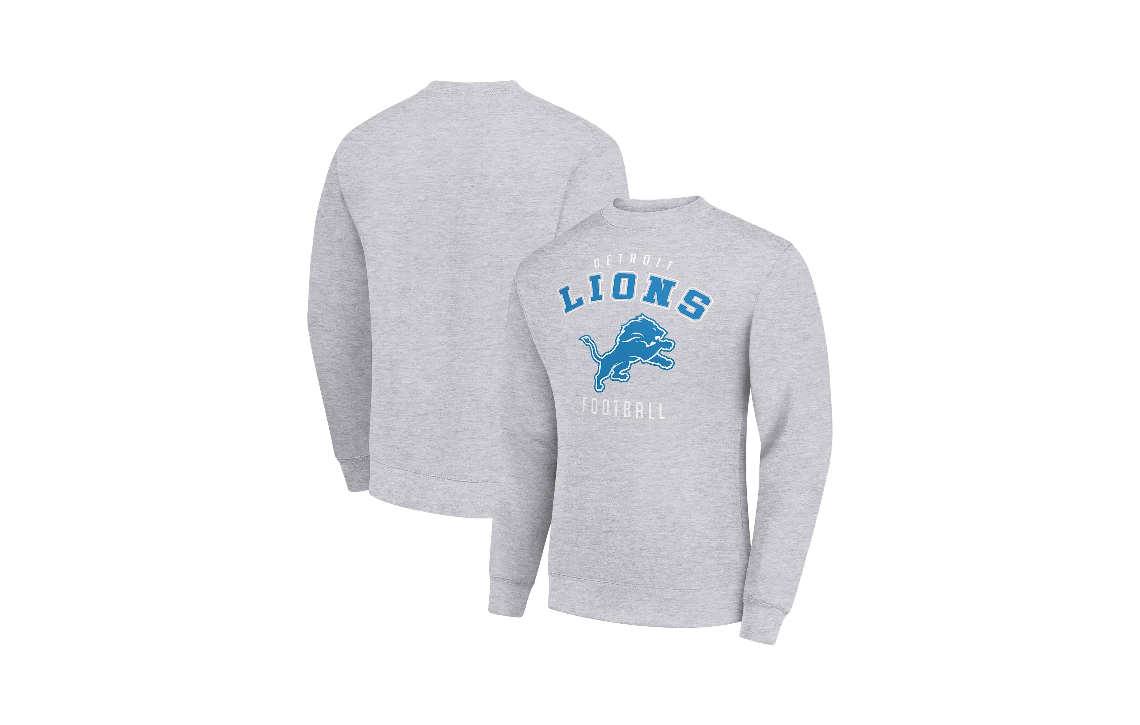 Starter Men's Detroit Lions Crewneck Pullover Sweatshirt