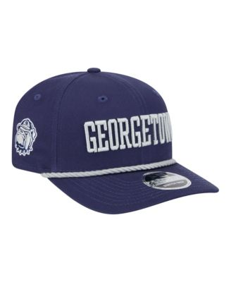 Men's Navy Georgetown Hoyas Wordmark Rope 9SEVENTY Stretch-Snap Hat