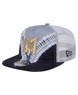 Men's&nbsp;New Era Black/Gray LAFC Tie-Dye Adjustable Golfer Hat