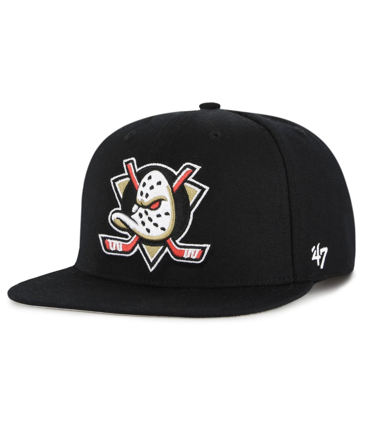 '47 Brand Men's Anaheim Ducks No Shot Snapback Structured-Fit Cap