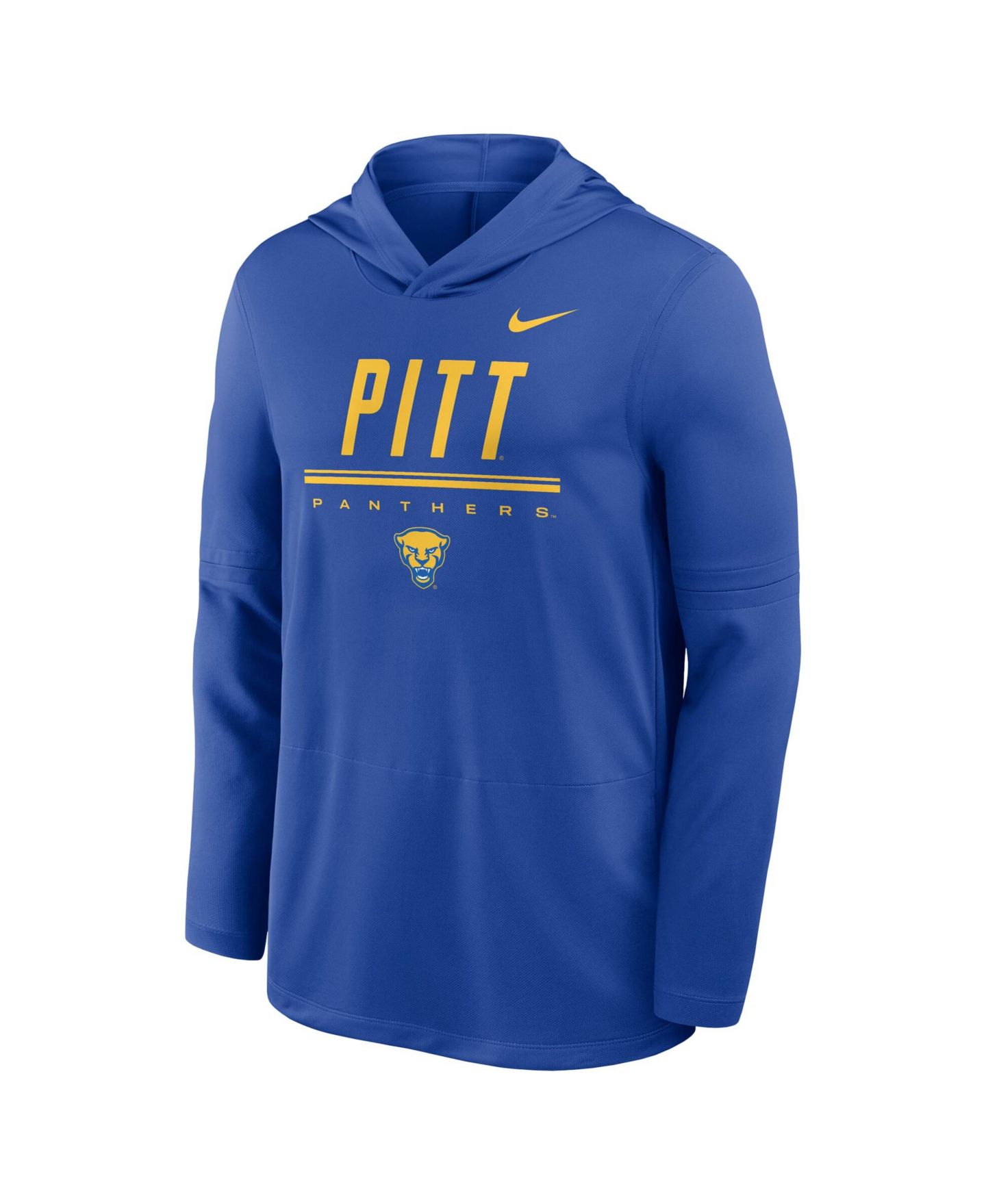 Мужское худи Nike Royal Pitt Panthers 2026 Sideline Dri-FIT Lightweight — фото 2