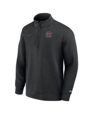 Nike - Men's Black South Carolina Gamecocks 2026 Sideline Coaches Dri-FIT Half-Zip Sweatshirt Black