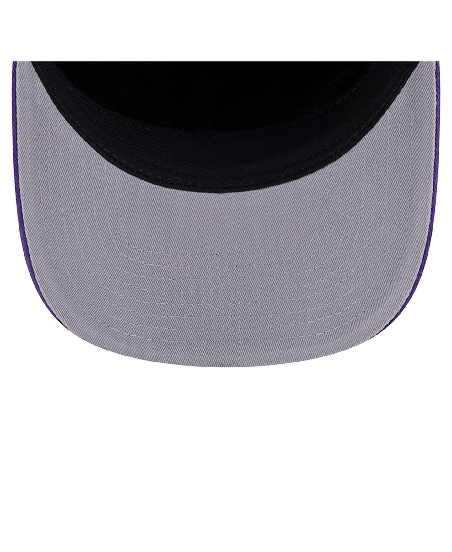 Мужская кепка New Era Purple Los Angeles Lakers Cotton 19TWENTY Adjustable Hat — фото 5