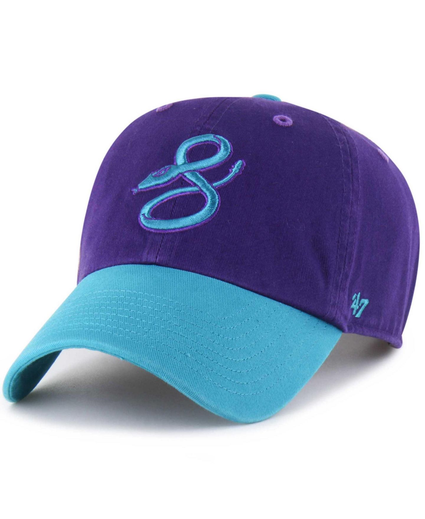 Мужские головные уборы '''47 Brand Purple Arizona Diamondbacks City Connect Clean Up Adjustable Hat — фото 2