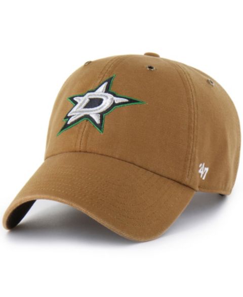 Мужская кепка Carhartt x '47 Brown Dallas Stars Clean Up Adjustable Hat