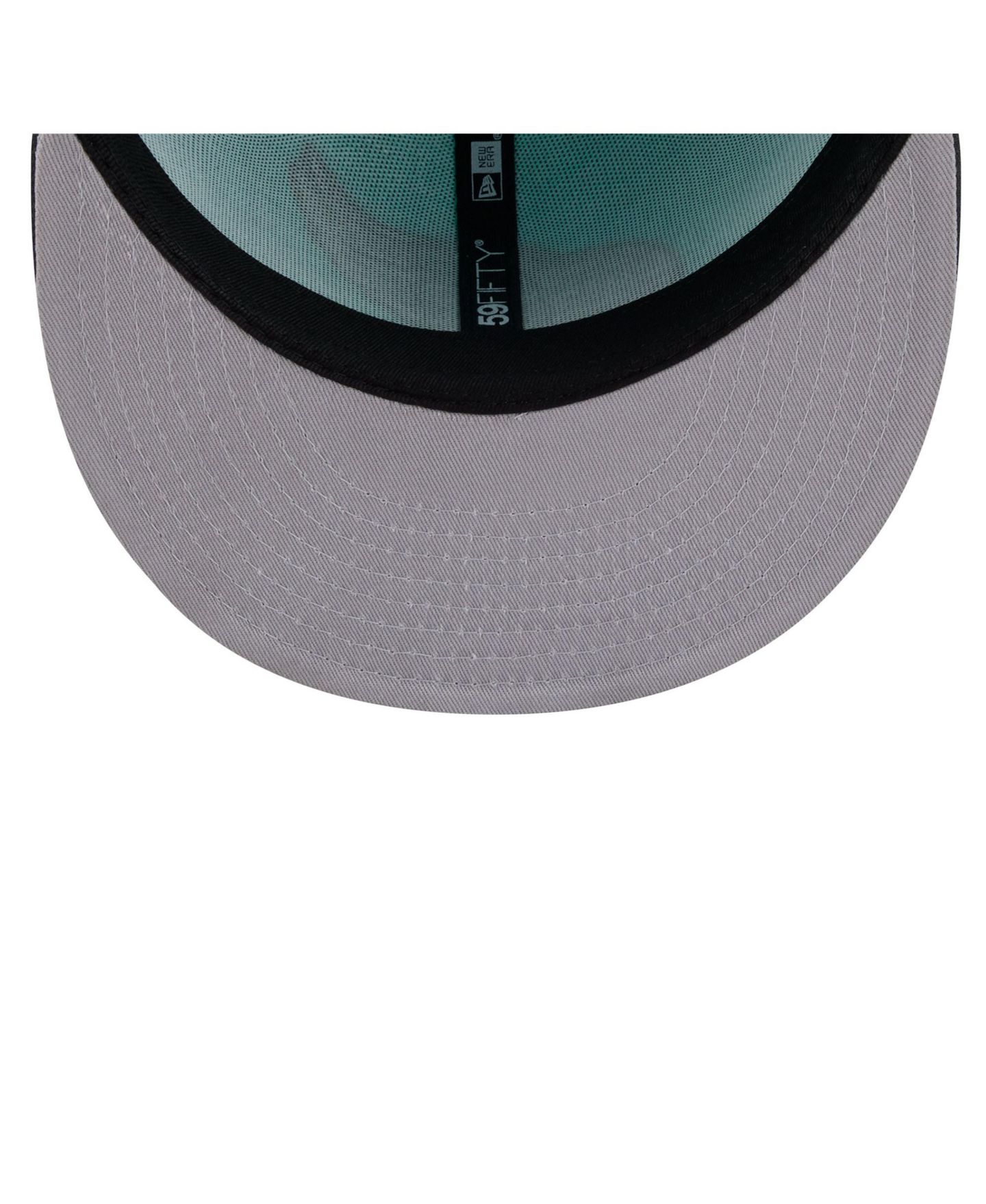 Мужские головные уборы New Era Turquoise/Charcoal Detroit Red Wings Two-Tone Color Pack 59FIFTY Fitted Hat — фото 5
