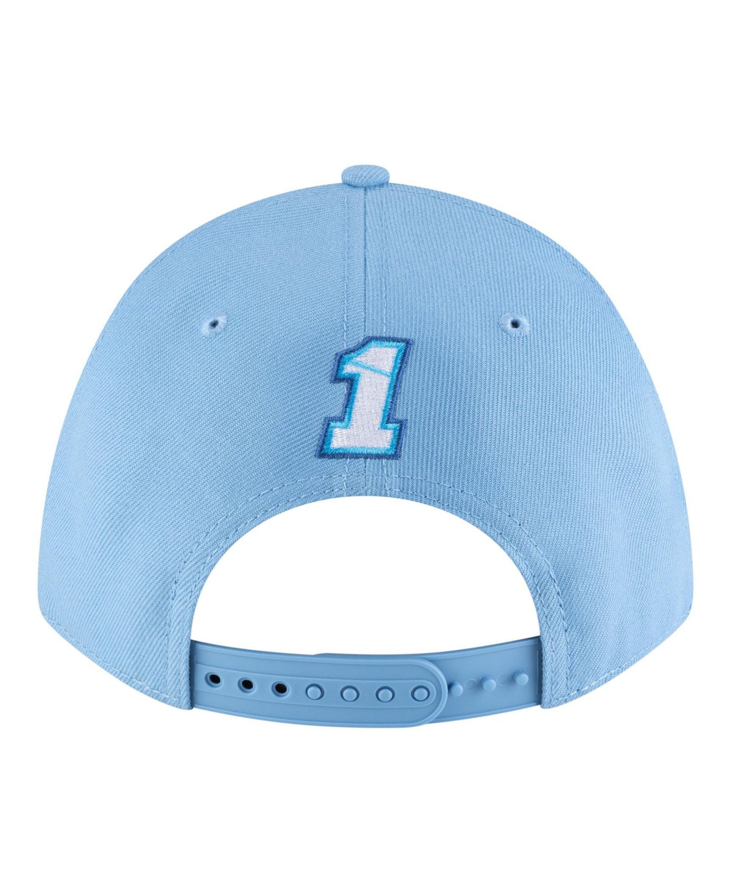 Мужская кепка New Era Light Blue Ross Chastain Busch Light 9FORTY M-Crown Adjustable Hat — фото 4