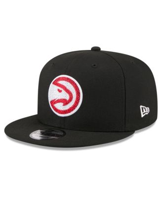 Men's Black Atlanta Hawks 2026 NBA Draft Crystal 9FIFTY Snapback Hat