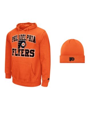 Men's  Orange Philadelphia Flyers Two-Pack Hoodie & Knit Hat Set