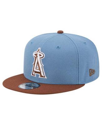 Men's Light Blue/Brown Los Angeles Angels Color Pack 9FIFTY Snapback Hat