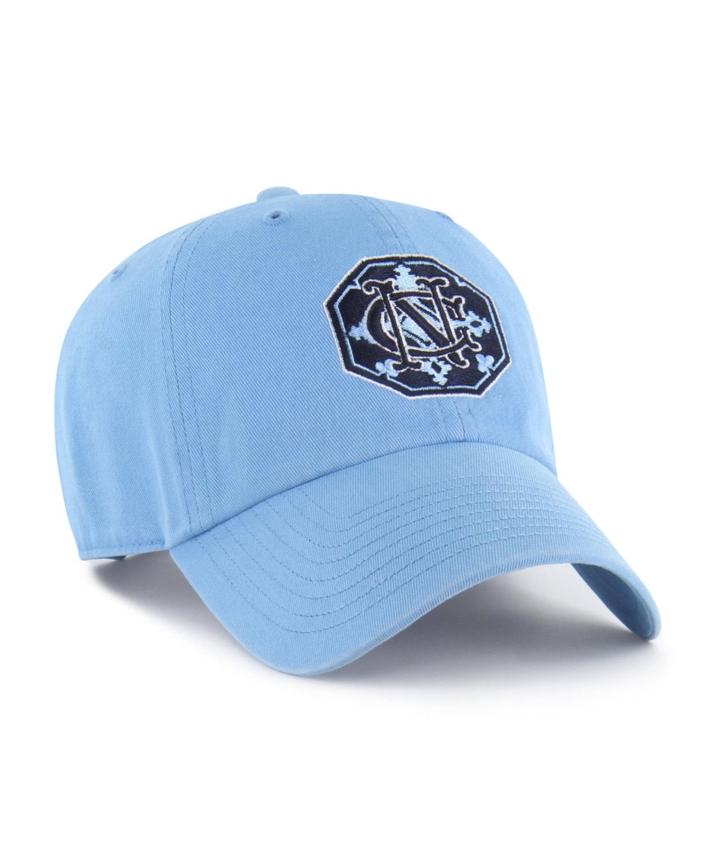 Мужские головные уборы '47 Brand Carolina Blue North Carolina Tar Heels Vault Clean Up Adjustable Hat — фото 2