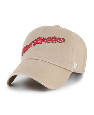 Men's Khaki Texas Tech Red Raiders Vault Clean Up Adjustable Hat