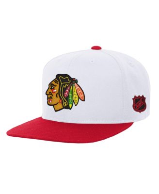 Big Boys and Girls  White/Red Chicago Blackhawks Legendary Snapback Hat