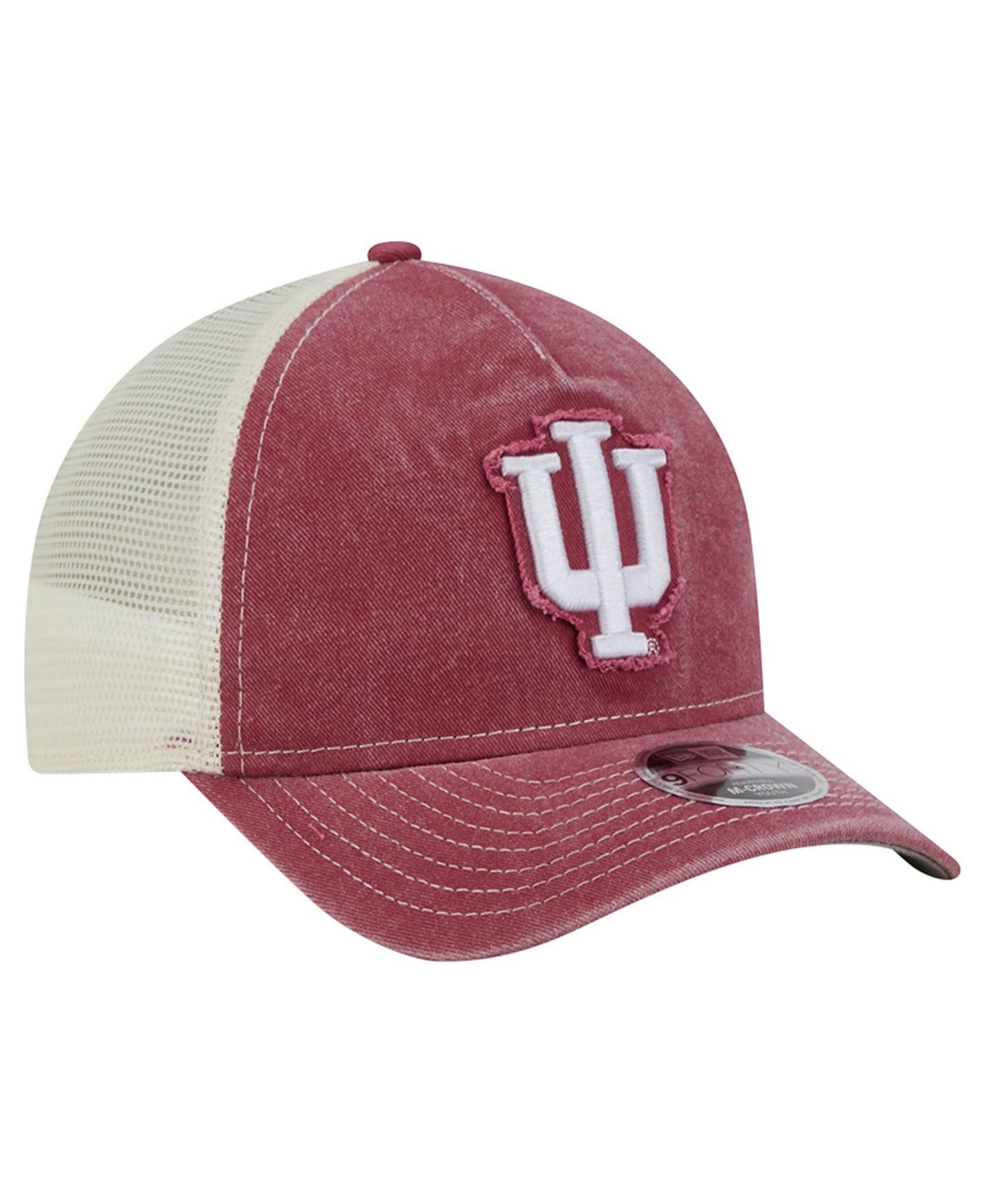 Детская кепка New Era Boys' and Girls' Indiana Hoosiers 9FORTY A-Frame Adjustable Mesh Trucker Hat — фото 3