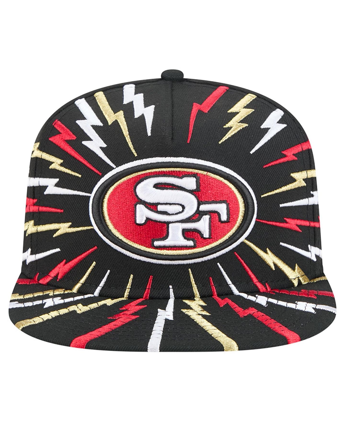 Мужская кепка-снэпбэк New Era San Francisco 49ers Bolt A-Frame 9FIFTY, Black — фото 2