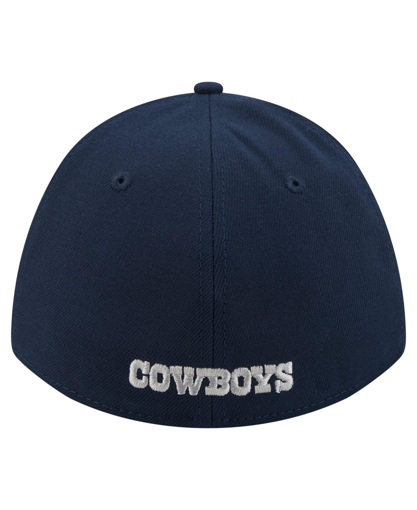 Мужской головной убор New Era Navy Dallas Cowboys 39THIRTY M-Crown A-Frame Stretch Hat — фото 4