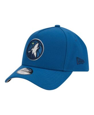 Big Boys and Girls Blue Minnesota Timberwolves 9FORTY A-Frame Adjustable Hat