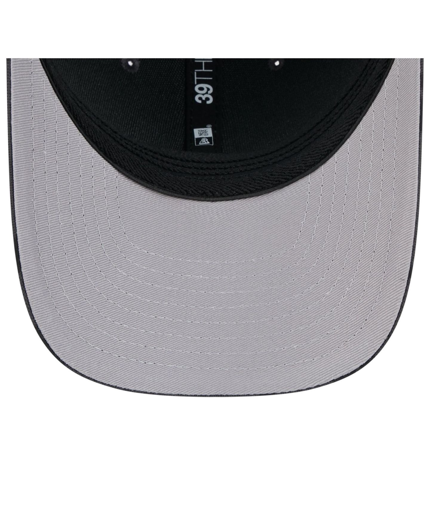 Мужская кепка New Era Gray Athletics Halftone 39THIRTY Flex Hat — фото 5