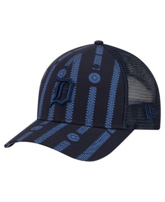 Men's Navy Detroit Tigers Tonal Icon 9FORTY M-Crown Adjustable Trucker Hat
