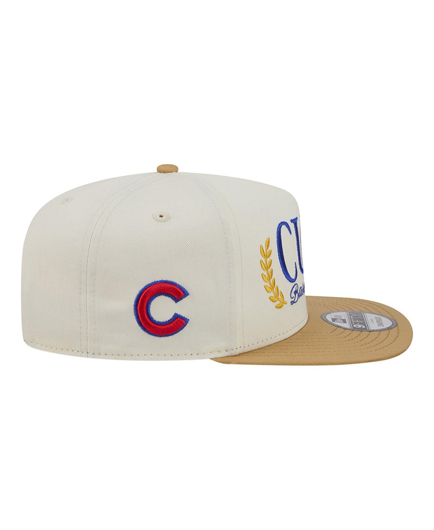 Мужская кепка New Era Cream Chicago Cubs Club 9FIFTY A-Frame Snapback Hat — фото 7