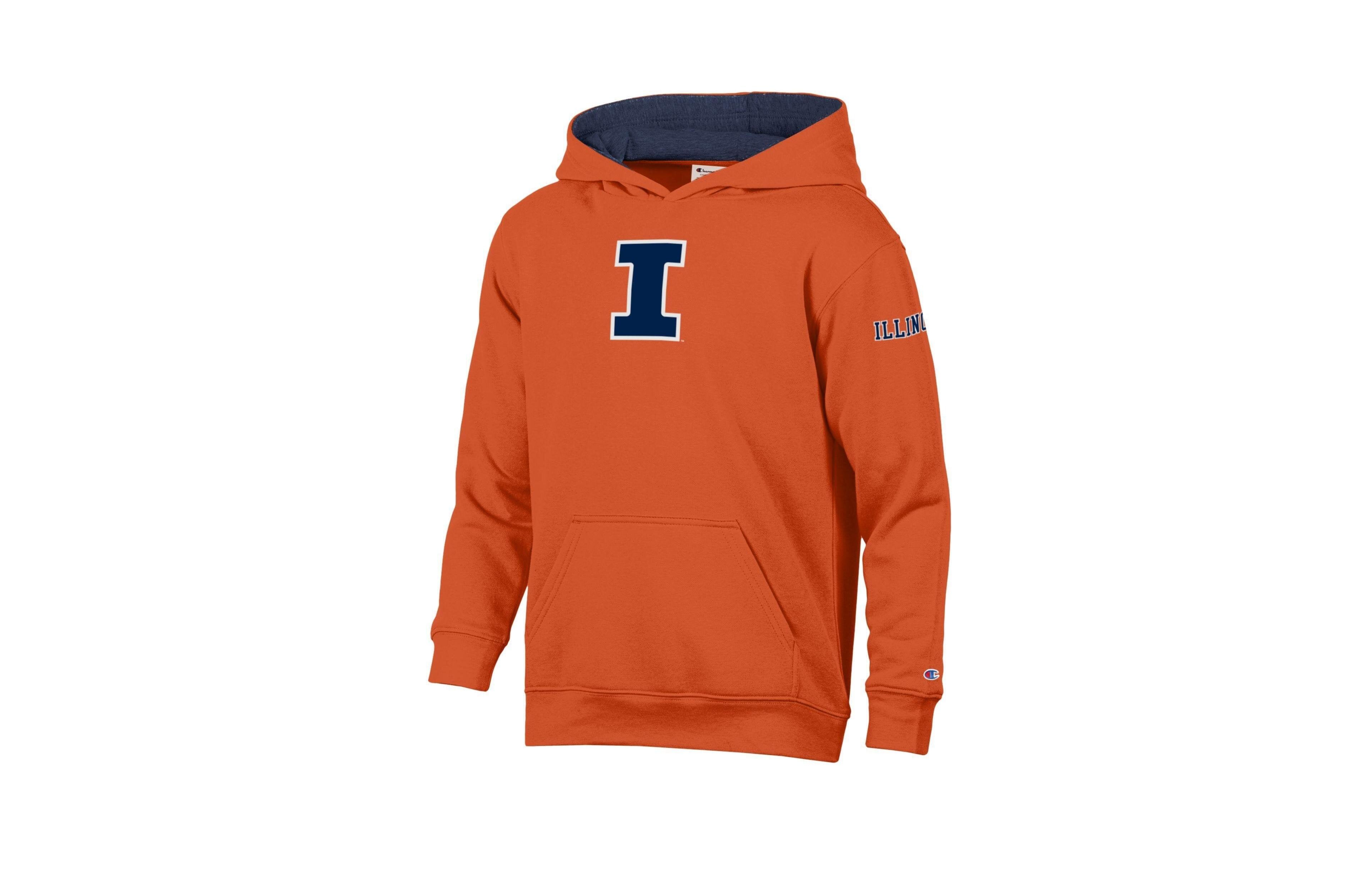 Champion Boys' and Girls' Illinois Fighting Illini Relaxed-Fit Hoodie