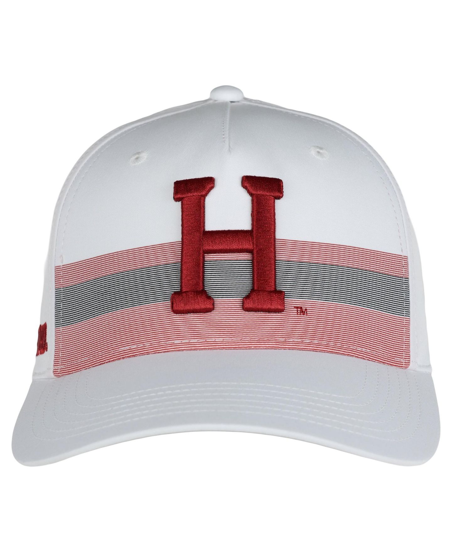 Кепка Ahead White Harvard Crimson The Sideline Adjustable Hat — фото 2