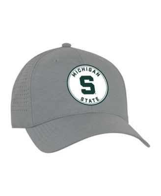Men's and Women's  Gray Michigan State Spartans Brezo Adjustable Hat