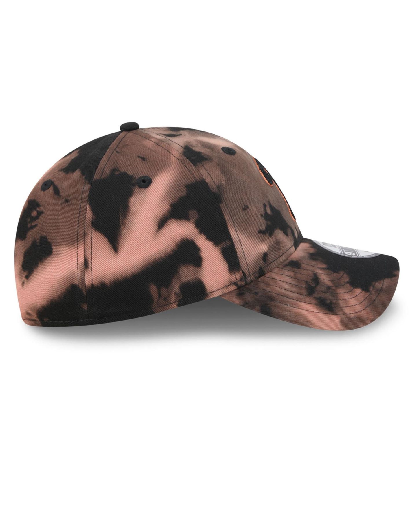 Мужская кепка New Era Black Philadelphia Phillies Bleach Wash 9TWENTY Adjustable Hat — фото 7