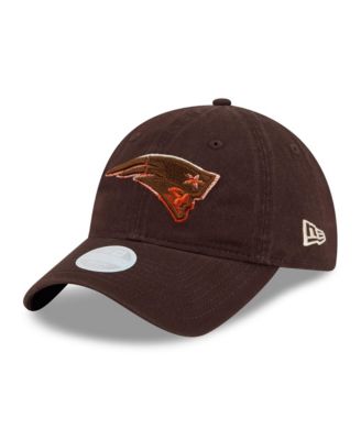 Women's Brown New England Patriots Pumpkin Spice 9TWENTY Adjustable Hat
