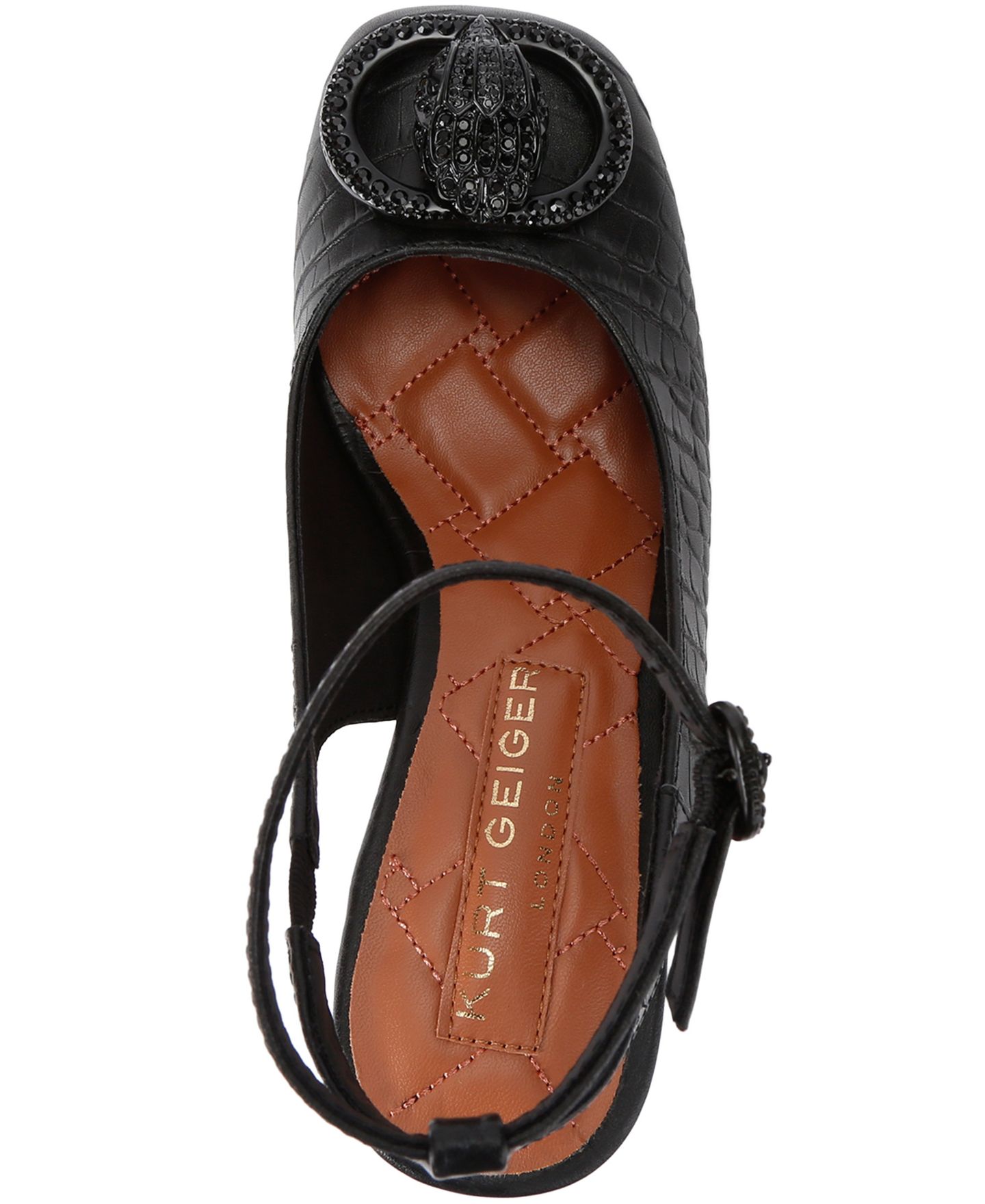 Женские туфли Kurt Geiger London Chelsea Closed Sling Pumps, цвет: Чёрный — фото 4