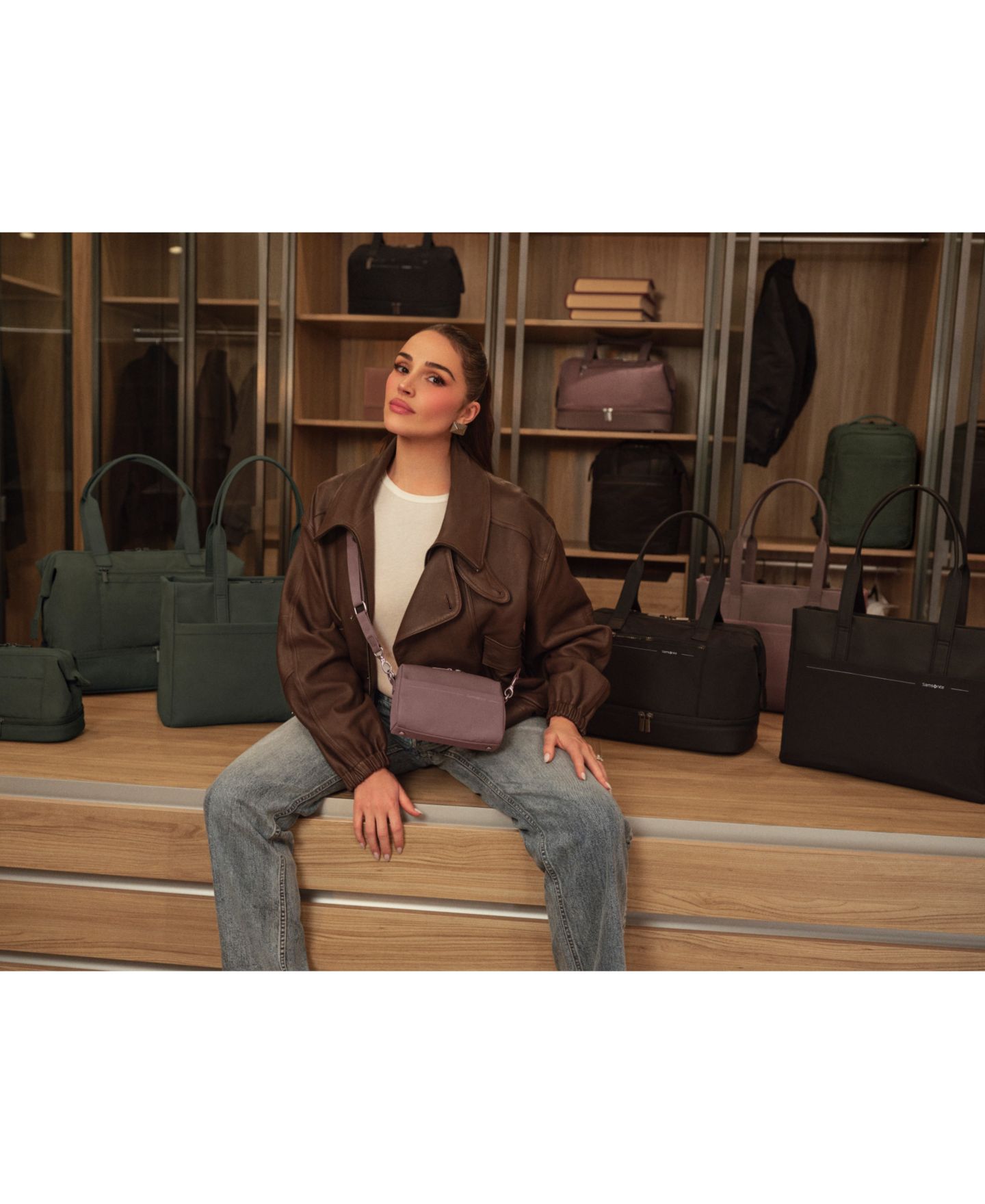 Сумка Samsonite Better Than Basic Mini Drop-Bottom Weekender Duffel, цвет: Чёрный — фото 8