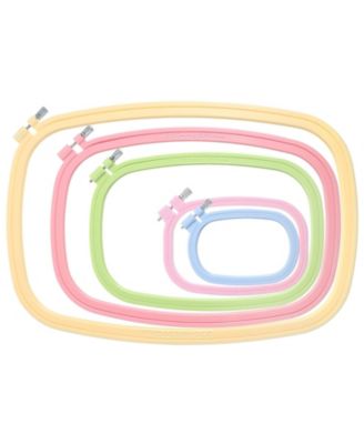 Square Embroidery Hoops Multiple Sizes For Cross Stitch Sewing Diy Crafts