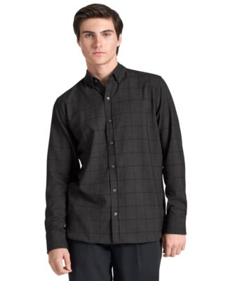 Men's Euston Plaid Classic-Fit Long-Sleeve Button-Up Shirt