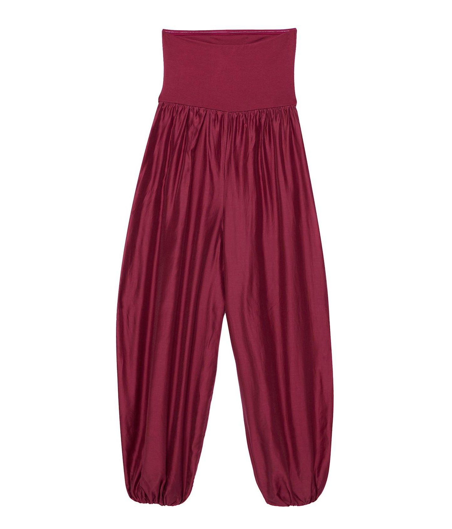 Женский комбинезон Mint Velvet Bandeau Balloon Pull-On Jumpsuit, цвет: Бордовый — фото 5