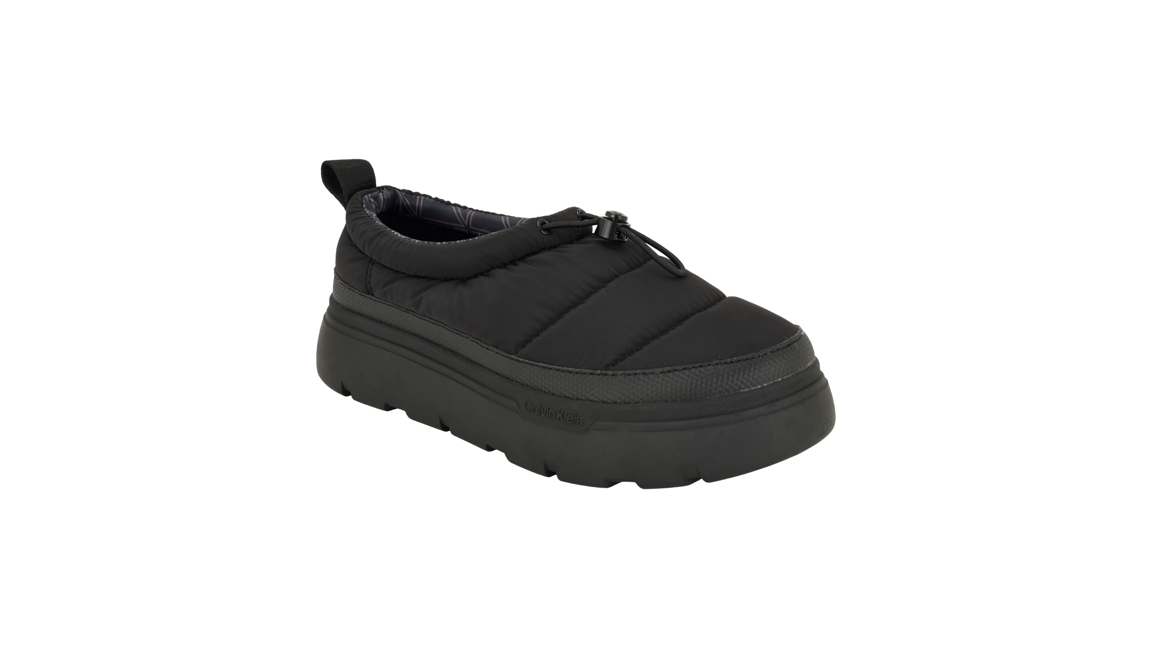 Calvin Klein Women's Kemi Quilted Puffer Platform Slip-On Sneakers