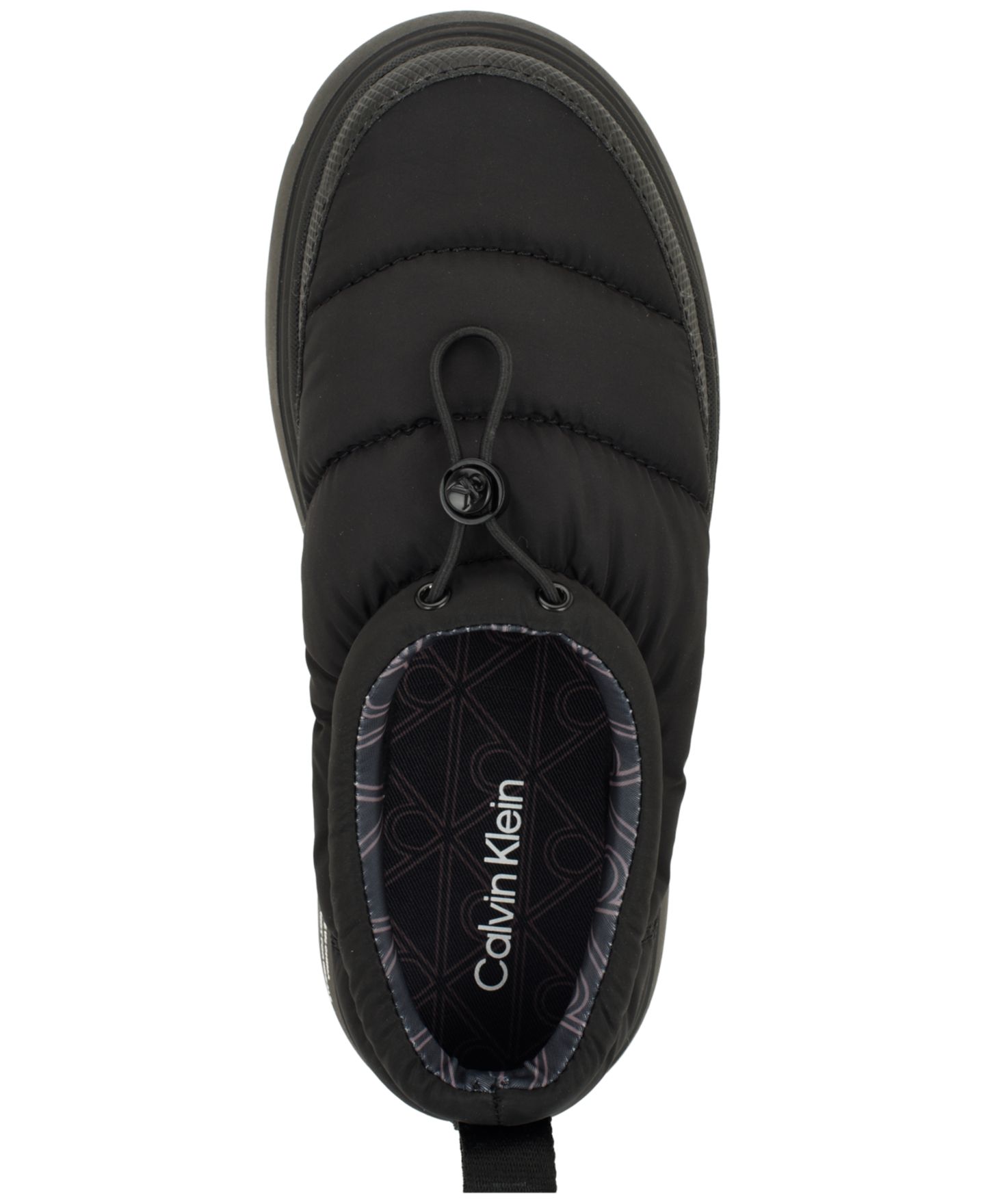 Обувь Calvin Klein Women's Kemi Quilted Puffer Slip-On, цвет: Чёрный — фото 4