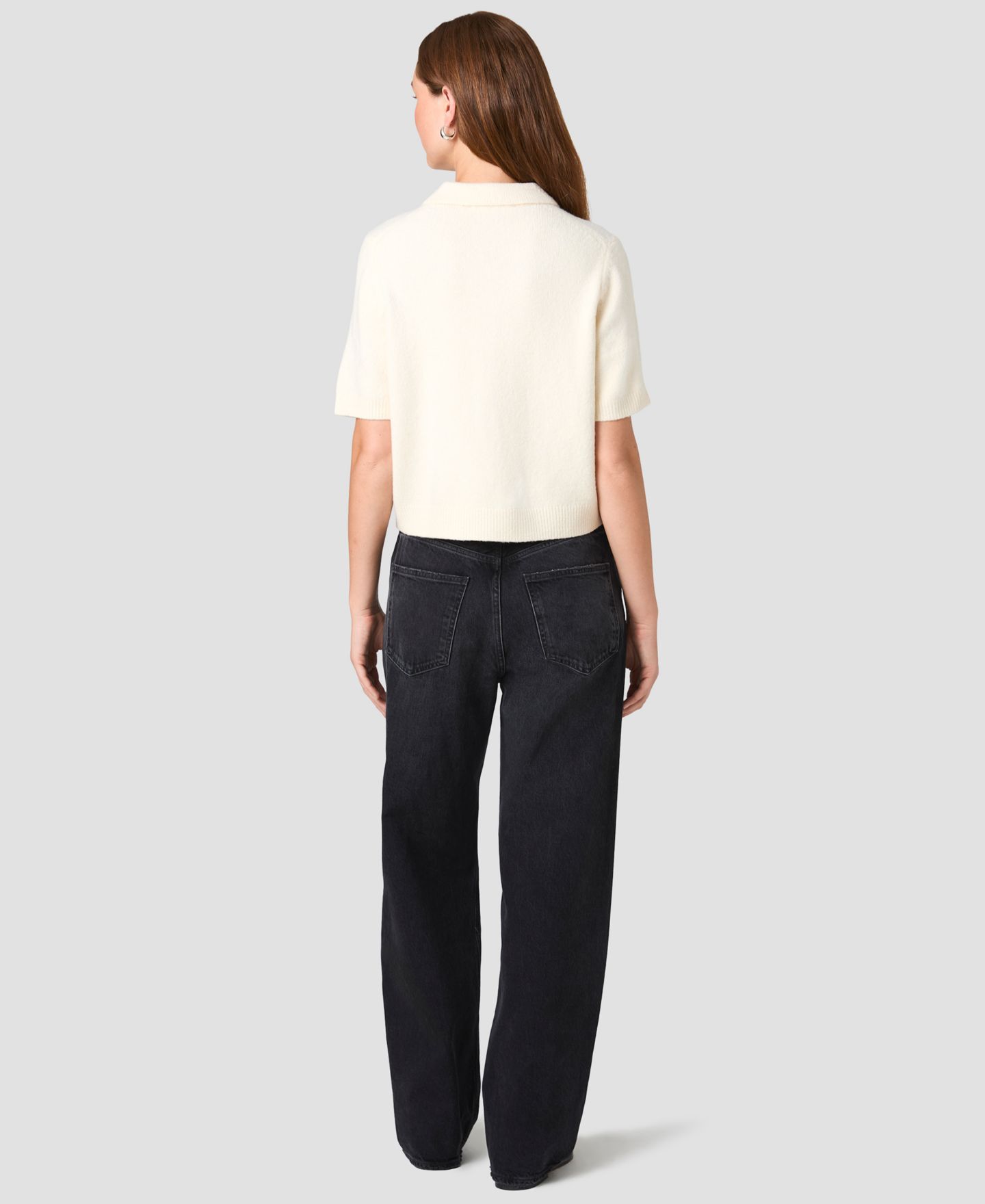 Женский топ French Connection Suzie Short-Sleeve Collared Button-Up, цвет: Кремовый — фото 7