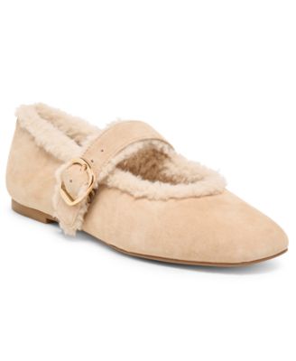 Women's Mella Plush Buckle Mary Jane Flats