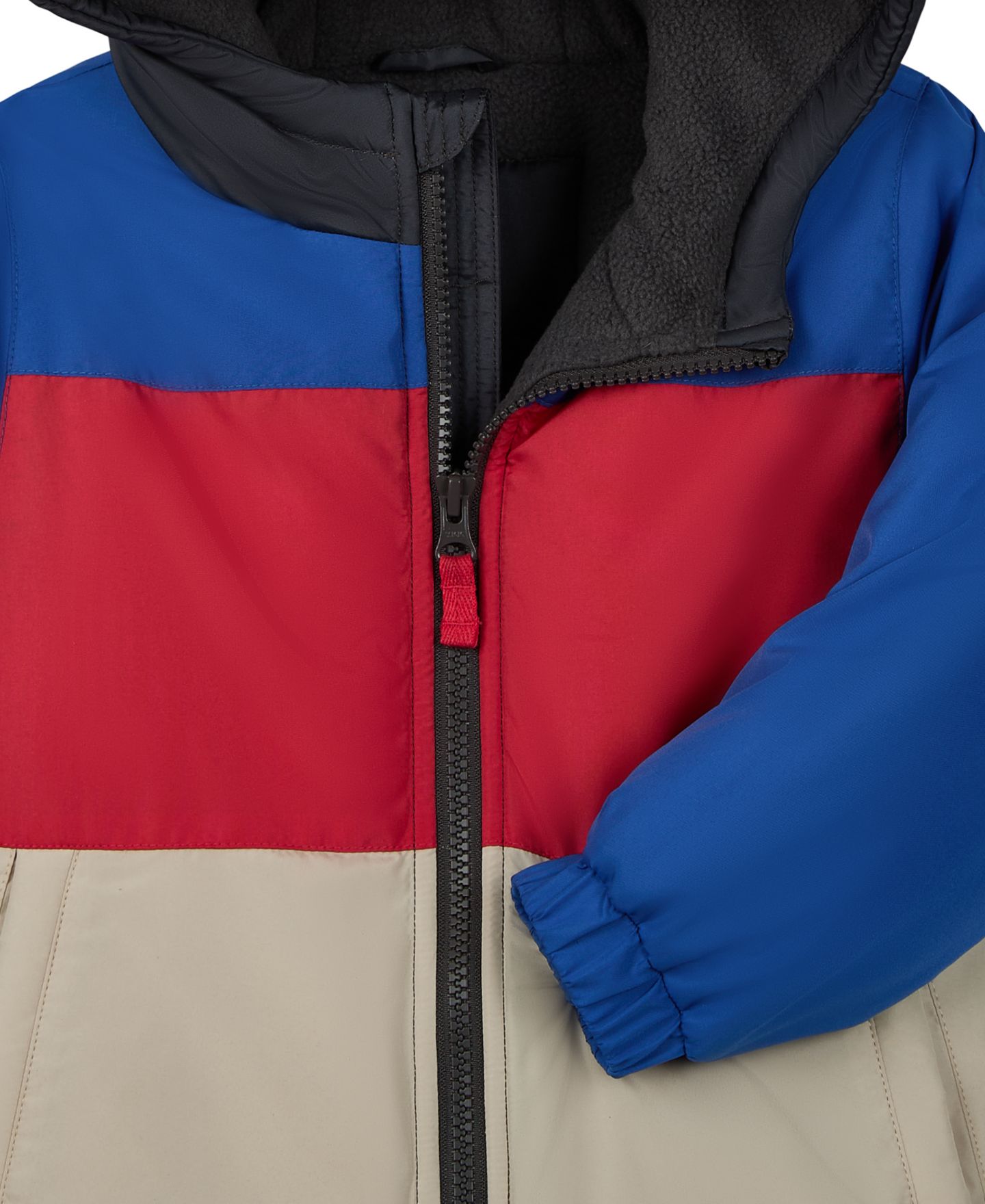 Комплект Carter's Heavyweight Hooded Puffer Jacket and Snow Bib, 2-Piece Set для мальчиков-малышей, цвет: Тёмный серый — фото 6