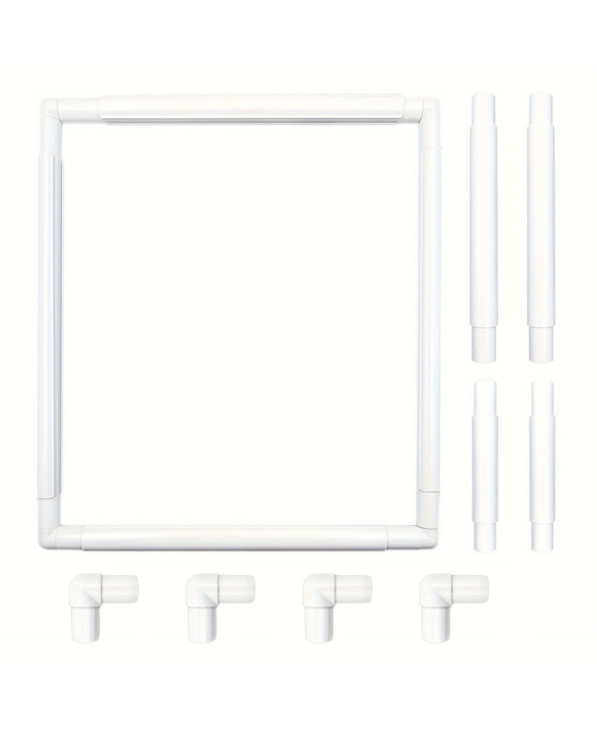 Aeelike 2 Set Universal Plastic Clip Craft Frames For Embroidery Quilting Cross Stitch