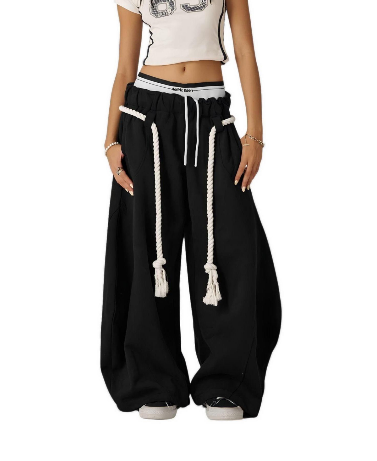 Aelfric Eden Women's Baggy Wide-Leg Sweatpants