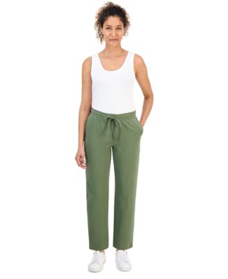 Petite Mid-Rise Pull-On Pants, Petite & Petite Short