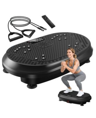 Vibration Plate Exercise Machine 415 Lbs Capacity Lymphatic Drainage Full Body Workout