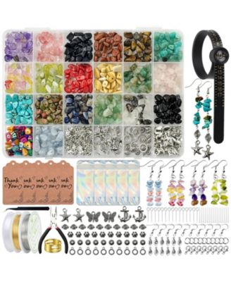 1200pcs Crystal Bead Jewelry Making Kit For Adults With Tools