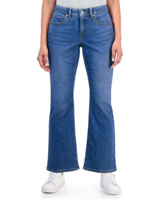 Petite Mid-Rise Curvy Bootcut Jeans, Petite & Petite Short