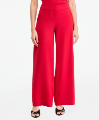 Women's Mid-Rise Wide Leg Pants
